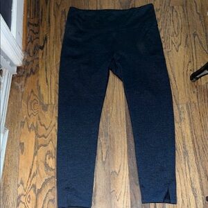 Athleta Navy Blue Leggings Stretchy Form-Fitting Bottoms